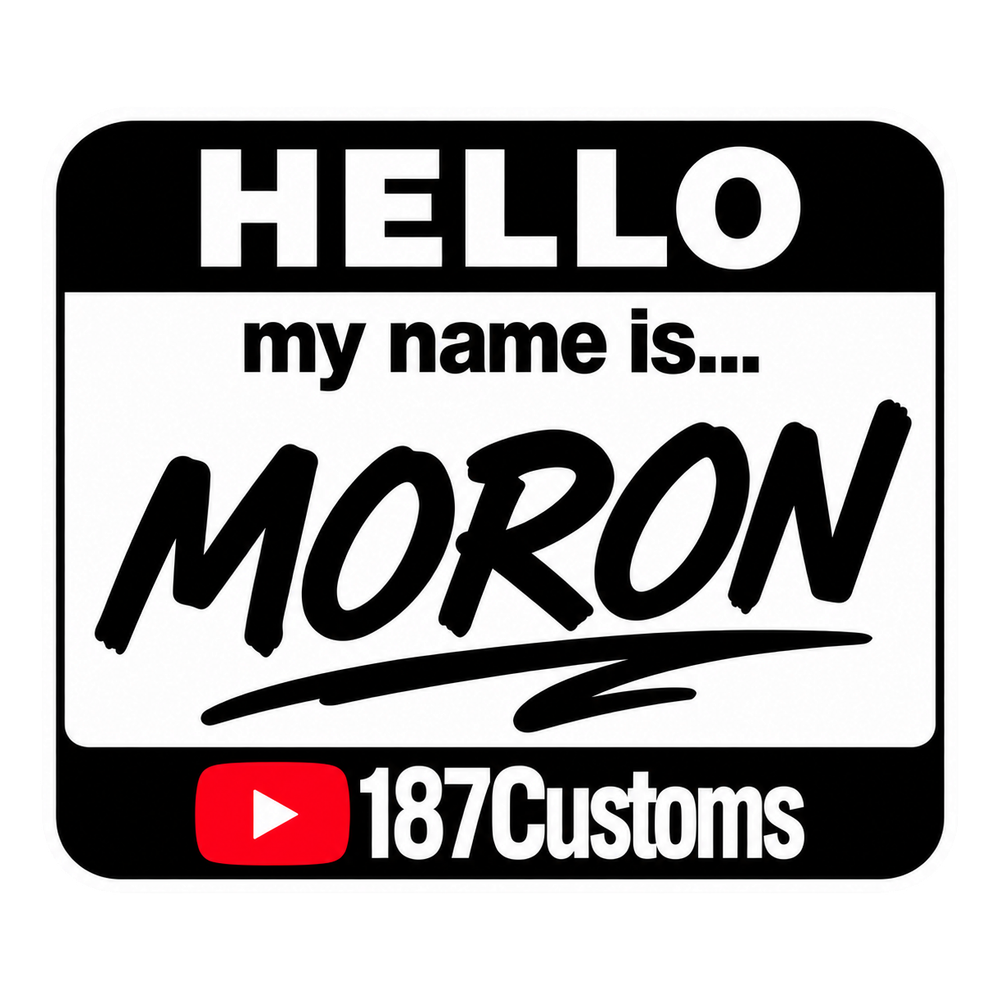 Hello Moron Sticker Secondary image