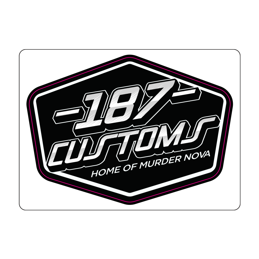 187 Customs Sticker