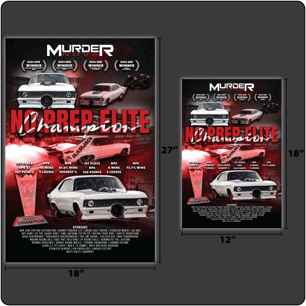 Murder Nova Championship Posters