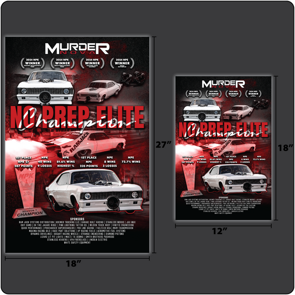 Murder Nova Championship Posters
